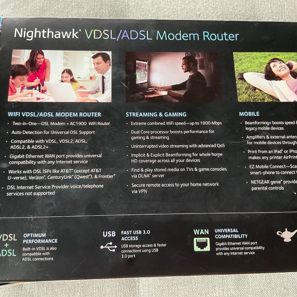 WiFi VDSL/ADSL MODEM ROUTER - Picture 5 of 5